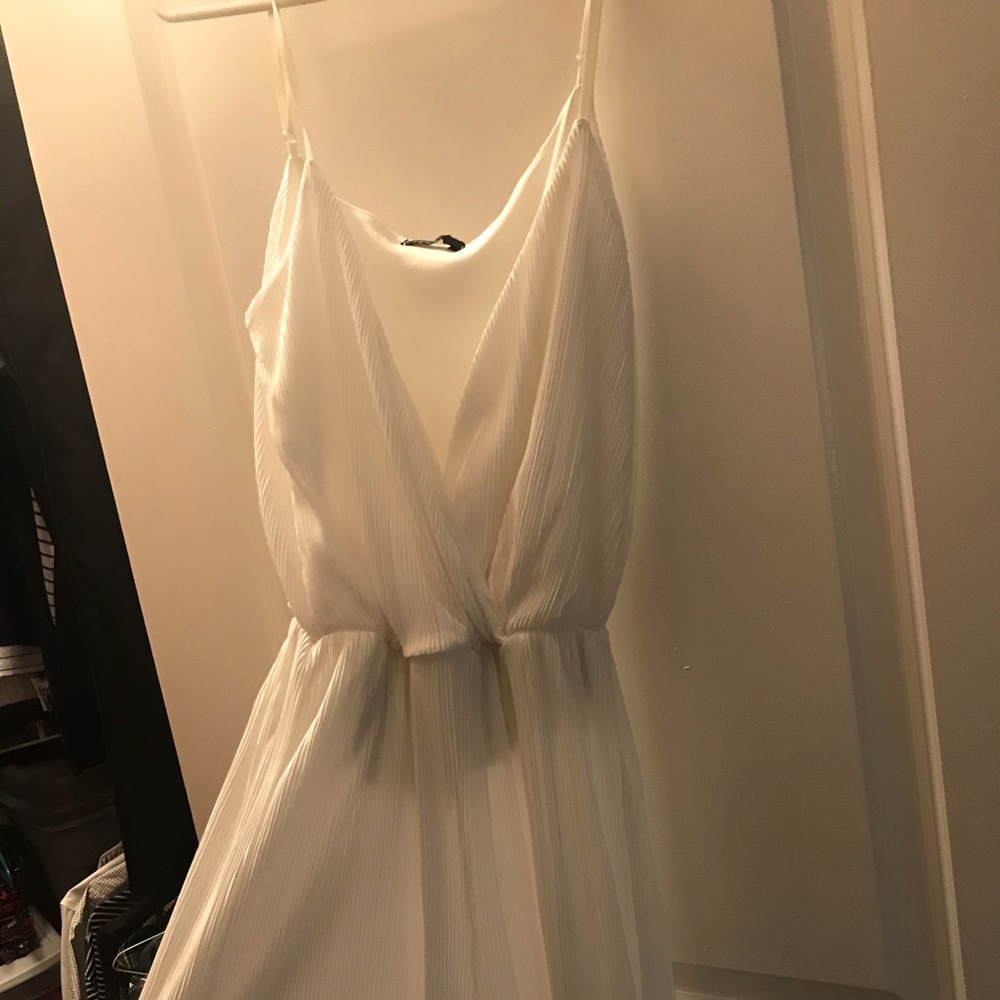 White Long Romper